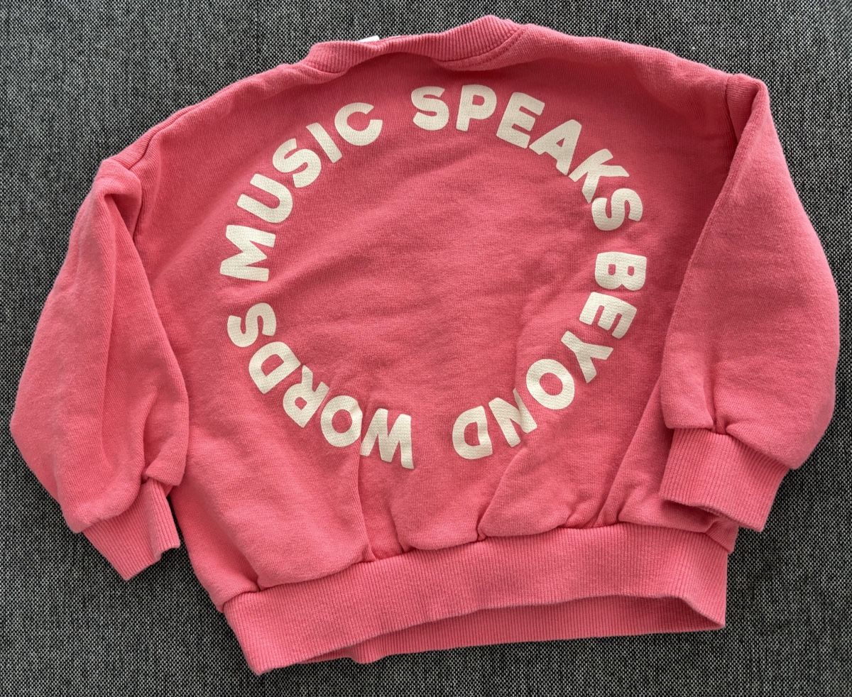 Maglioni & Felpe: Pullover Gr. 92 Mädchen Pink - "Tour Life Mood" Print – Usato da Jegenstorf venduto da Annina0506 1