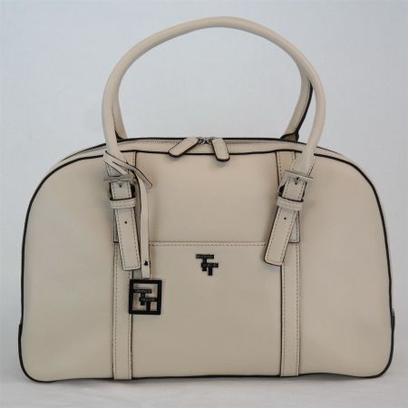 Damen Leder Tasche Tanner+Tailor Germany  Rindsleder/ beige
