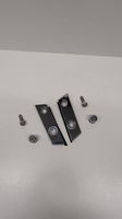 MX-5 MX5 Hardtop Halteplatten Chrom links rechts + Dichtung