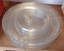 8 grosse Glasteller / Platzteller von Villeroy & Boch