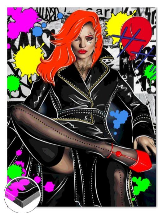 Foto & Immagini: Kate Moss - Pop Art Rebellion – Nuovo e nell'imballaggio originale da Hergiswil NW venduto da WonderprintsCH 8