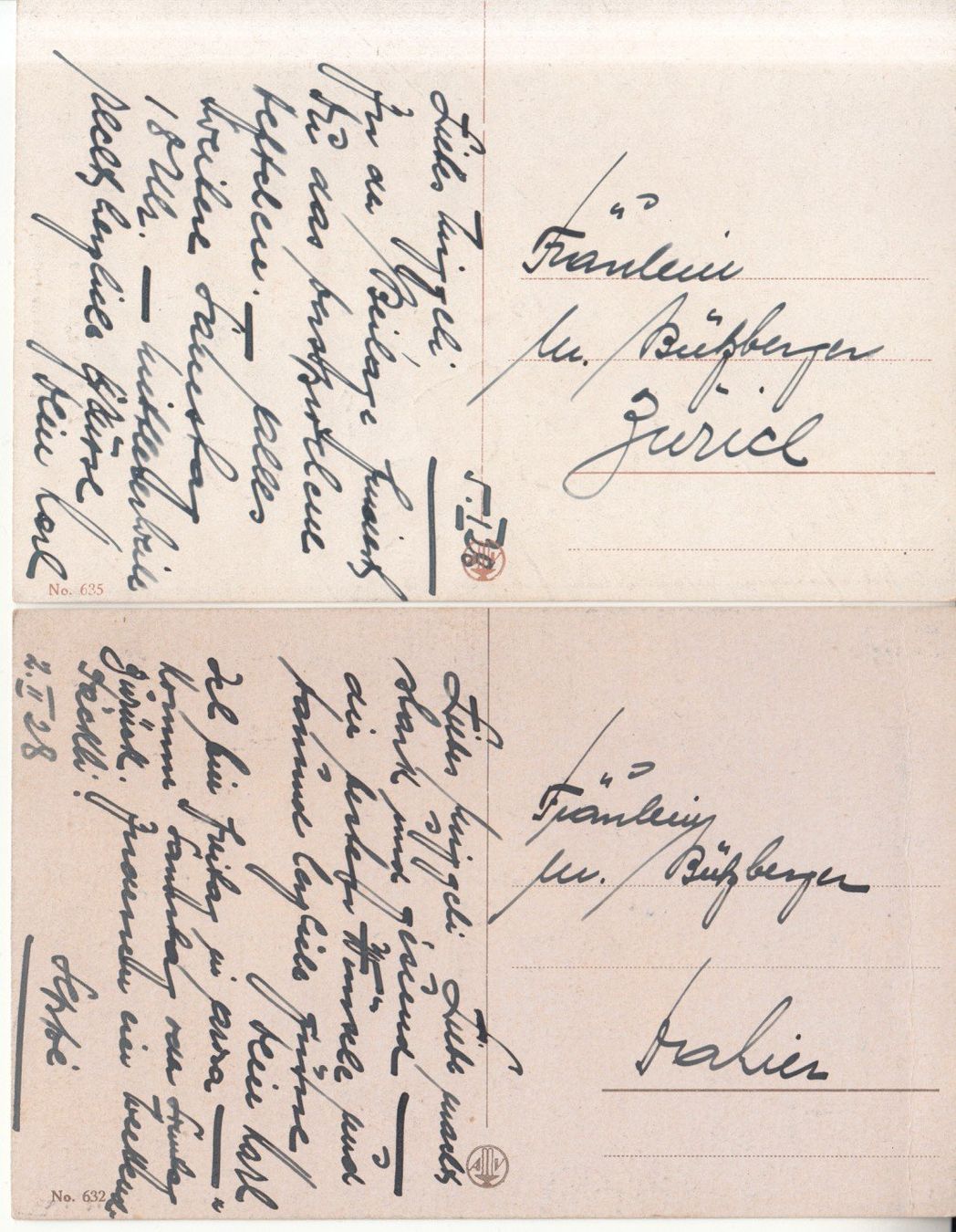 Cartoline postali: Kitschkarten Chicky Spark 1928 – Usato da Bürglen TG venduto da StampGraf 1