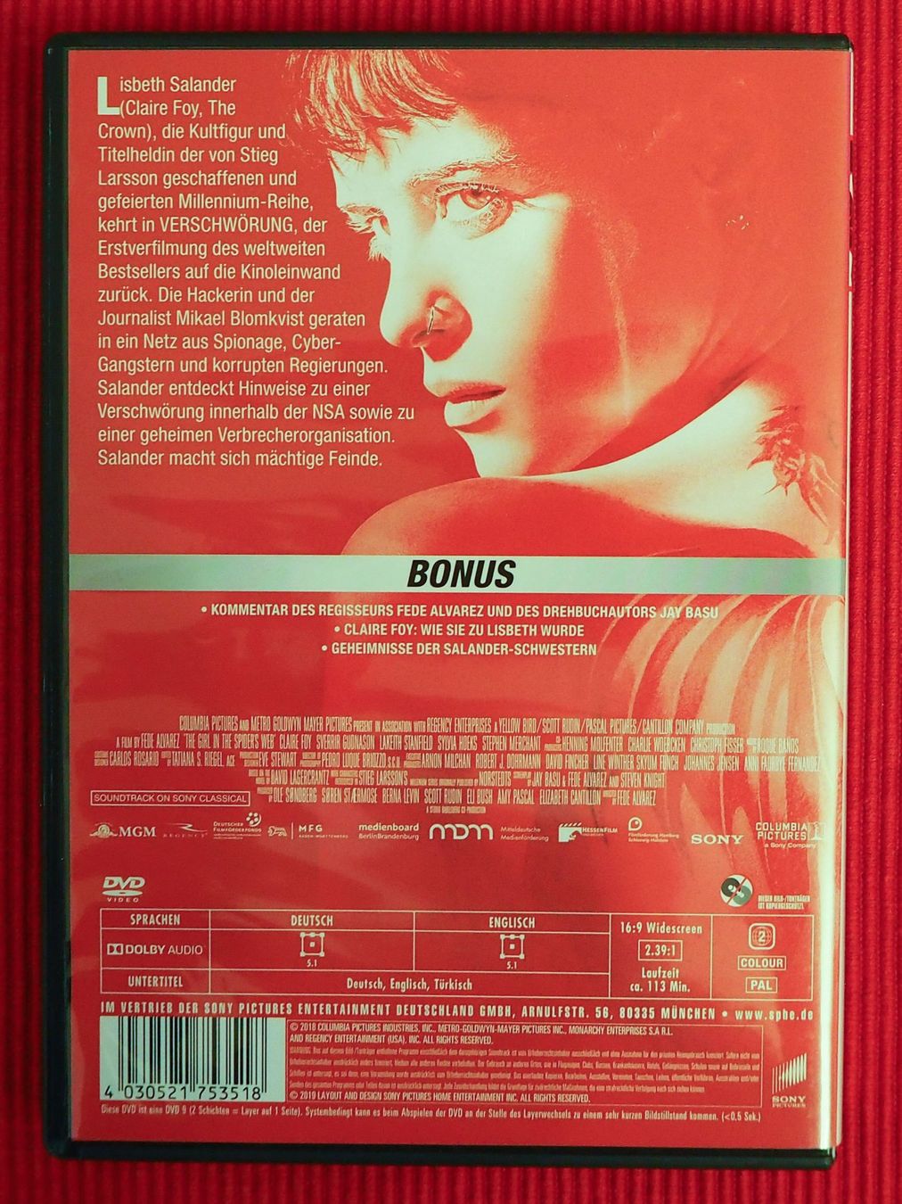 Tutti i DVDs: Verschwörung / Claire Foy – Usato da Chur venduto da dluli 1