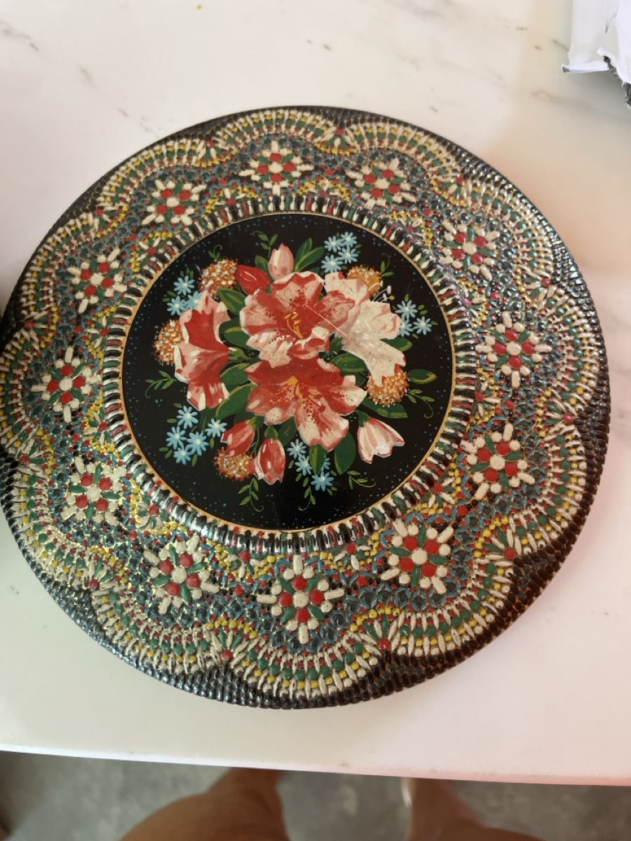 Teglie da forno: Backform mit Blumenmuster und Ausstecherli vintage – Usato da Benken SG venduto da wingwinj 1