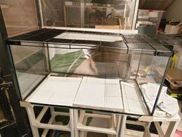 Grosses Nager Terrarium mit Abdeckung, Top Zustand!