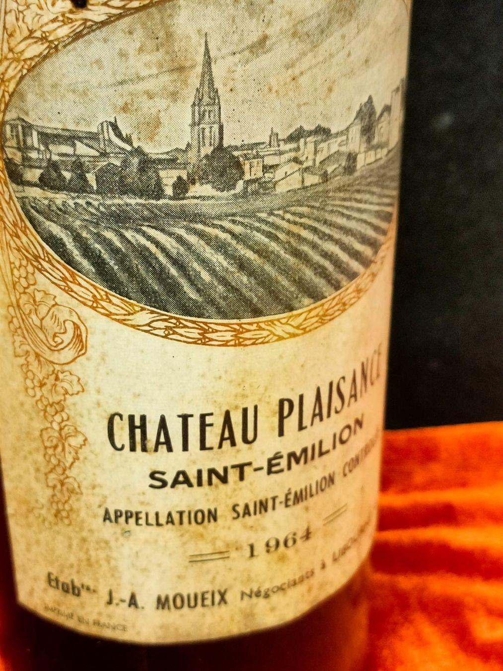 Vino: CHÂTEAU PLAISANCE SAINT-ÉMILION 1964 – Nuovo (secondo la descrizione) da Genève venduto da Leboucheoreilles 3