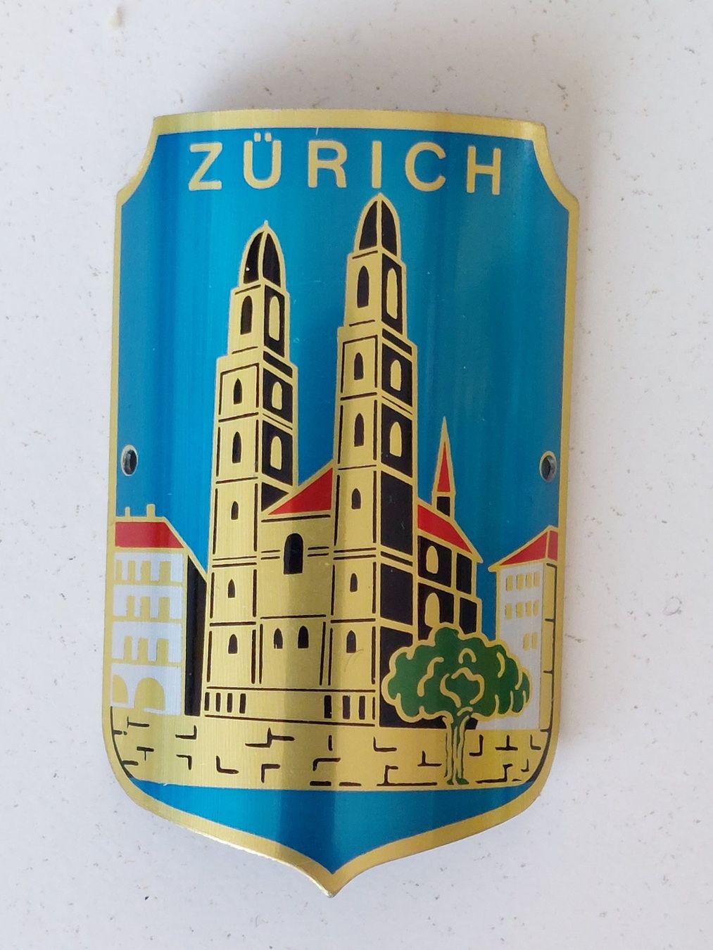 Mondia Mofa-Ersatzteile: Steuerkopfschild Emblem Velo Super Mondia und Zürich Mofa – Gebraucht aus Schenkon von Elbarto007 1