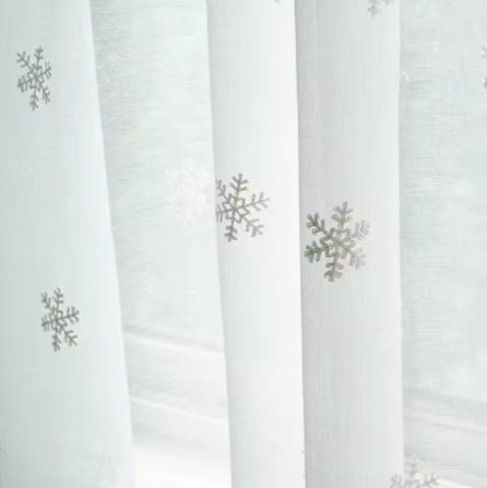 Tende: Schöne Schneeflocke Vorhänge 300x250cm – Nuovo e nell'imballaggio originale da Amriswil venduto da Ravinvida 1