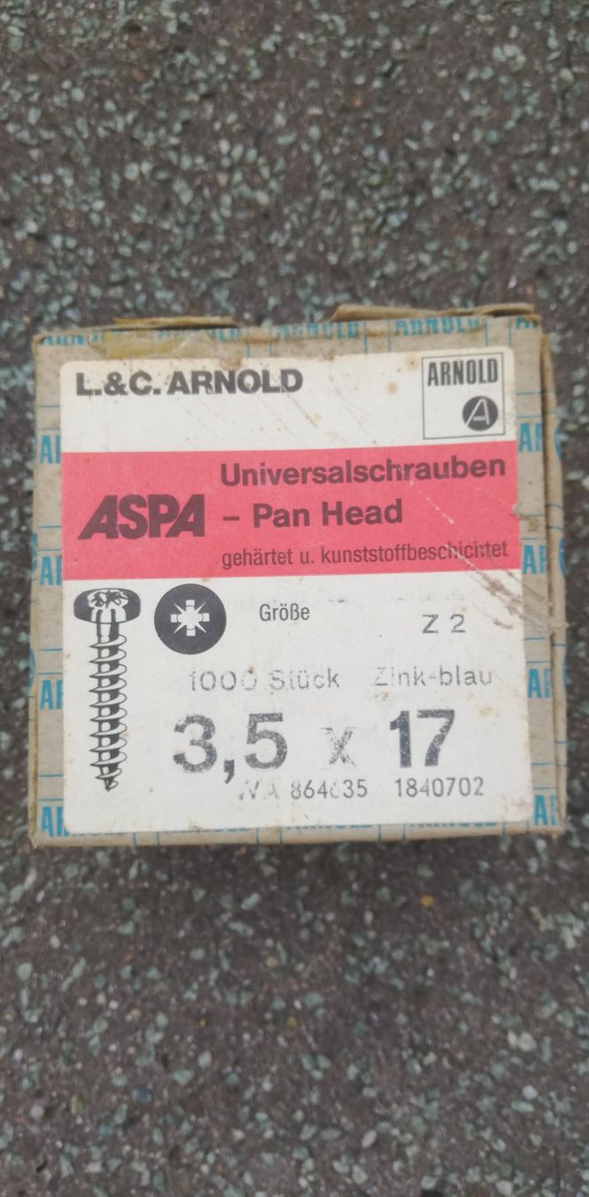 Alle Werkzeuge: 1 Packung Schrauben Arnold 3,5×17 ab 1Fr. – Neu (gemäss Beschreibung) aus Thun von Matthias72
