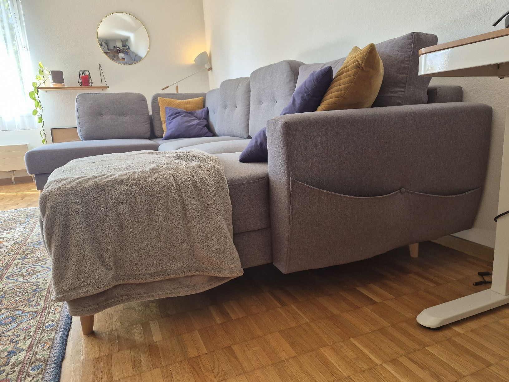 Divani: Ecksofa mit Schlaffunktion grau 296cm ab CHF 1.- – Usato da Zürich venduto da yanickaem89 4