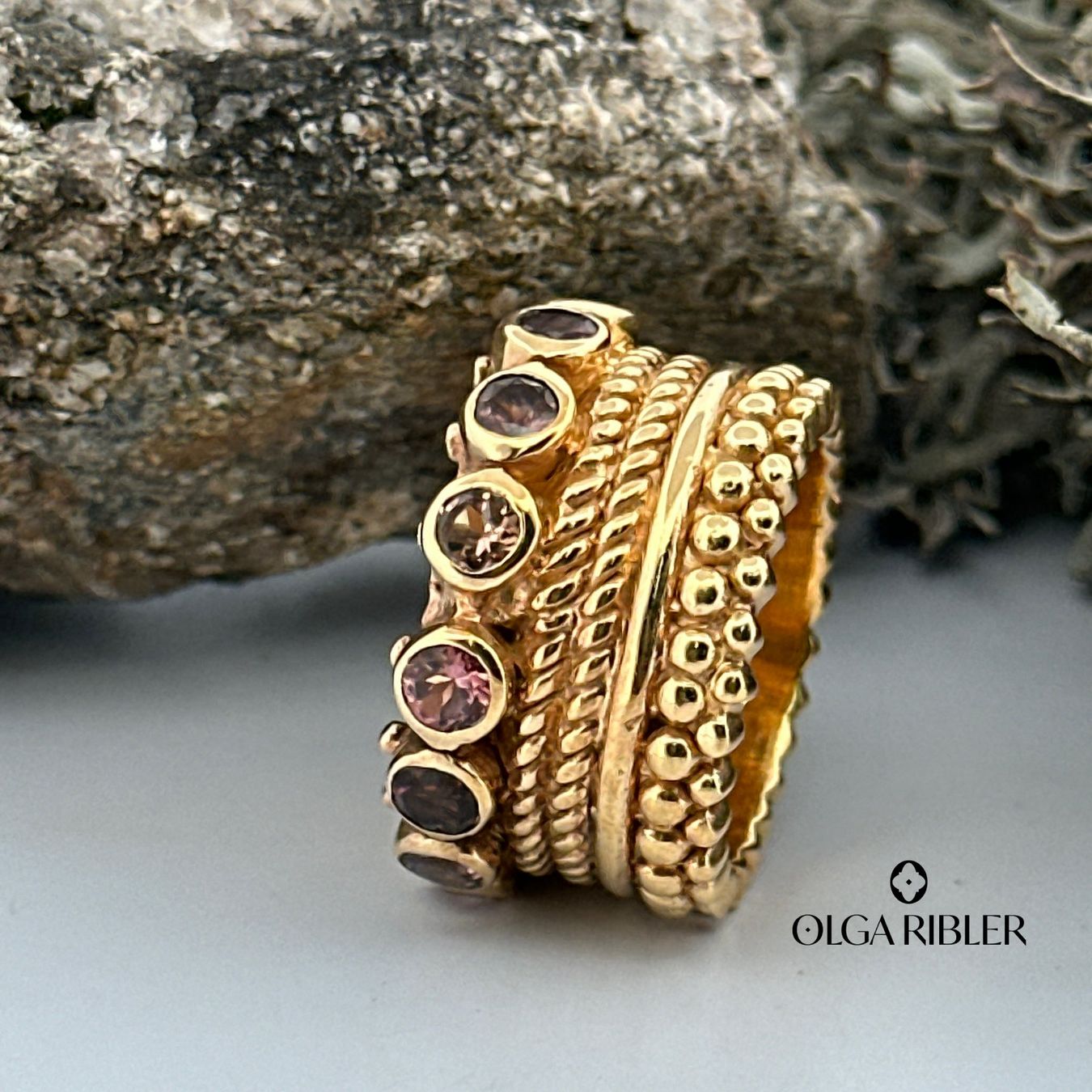 Olga Ribler Anelli: Statement Turmalin Silber Ring 925 Grösse 56 – Nuovo (secondo la descrizione) da Luzern venduto da Schmuckoutlet 2