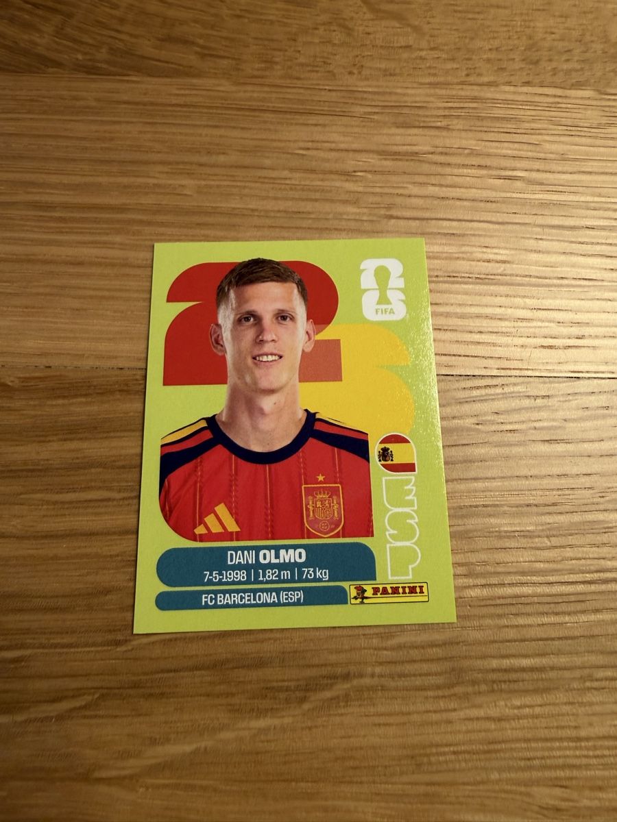 Panini Carte collezionabili: WM Panini 2026 - Dani Olmo (ESP 16) – Nuovo (secondo la descrizione) da Olten venduto da fab_75ry