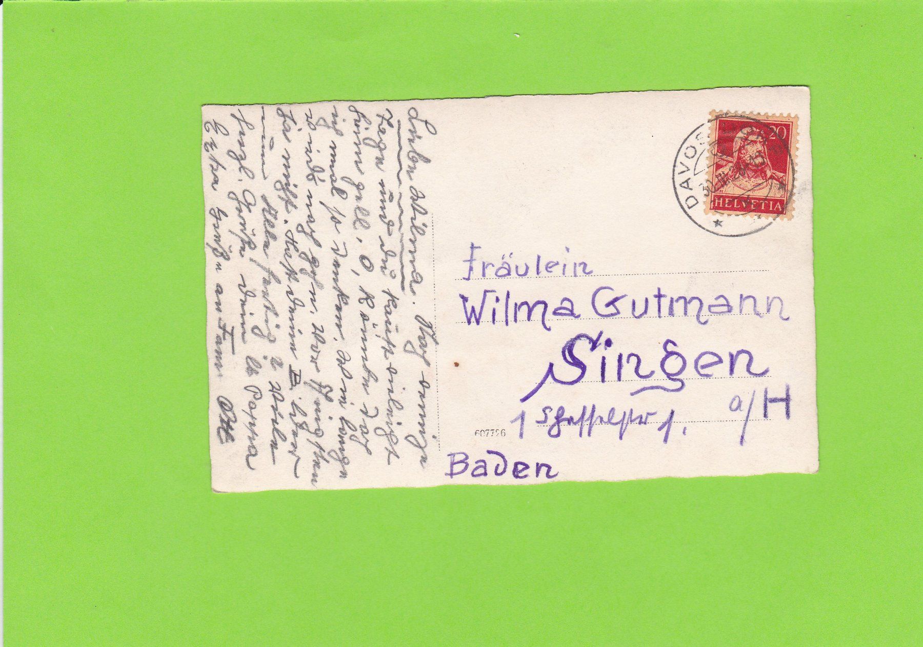 Cartoline postali: Im Wald--Davos? – Usato da St. Peterzell venduto da neckertal 1