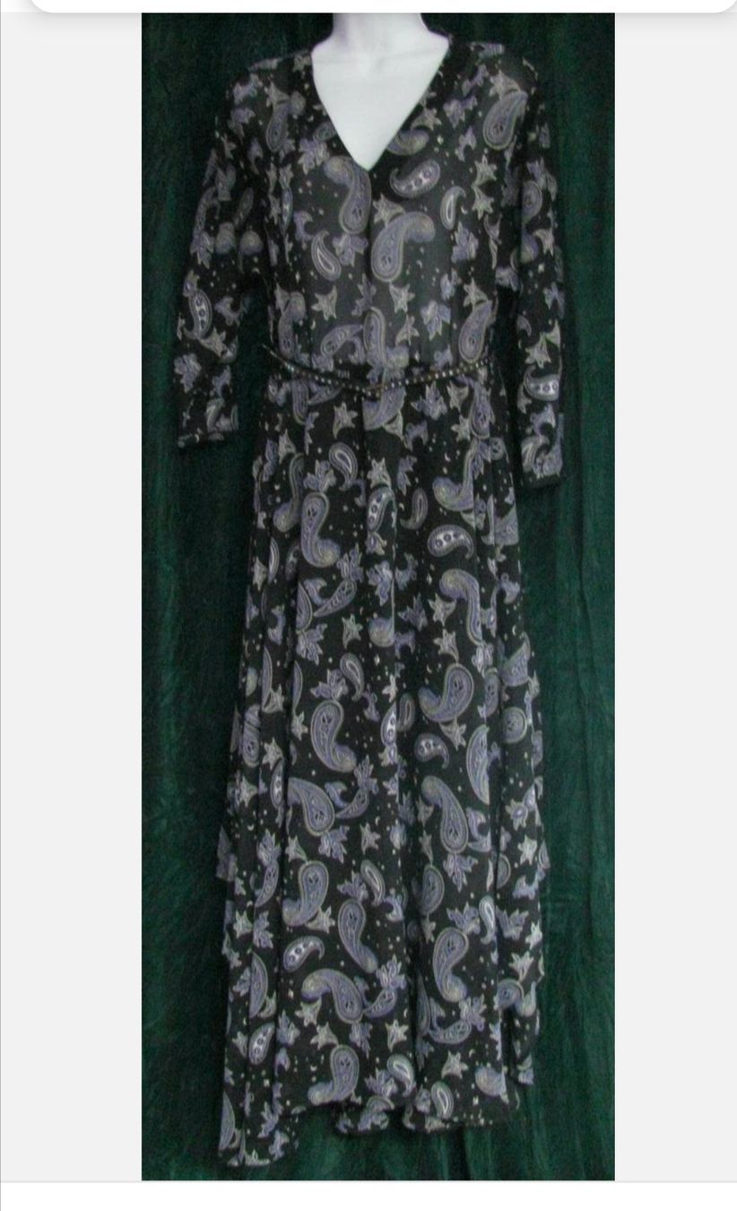 Maison Scotch Vestiti: Maison Scotch Maxikleid mit Paisley-Muster, Grösse 40 – Nuovo (secondo la descrizione) da Zollikon venduto da Kichensink