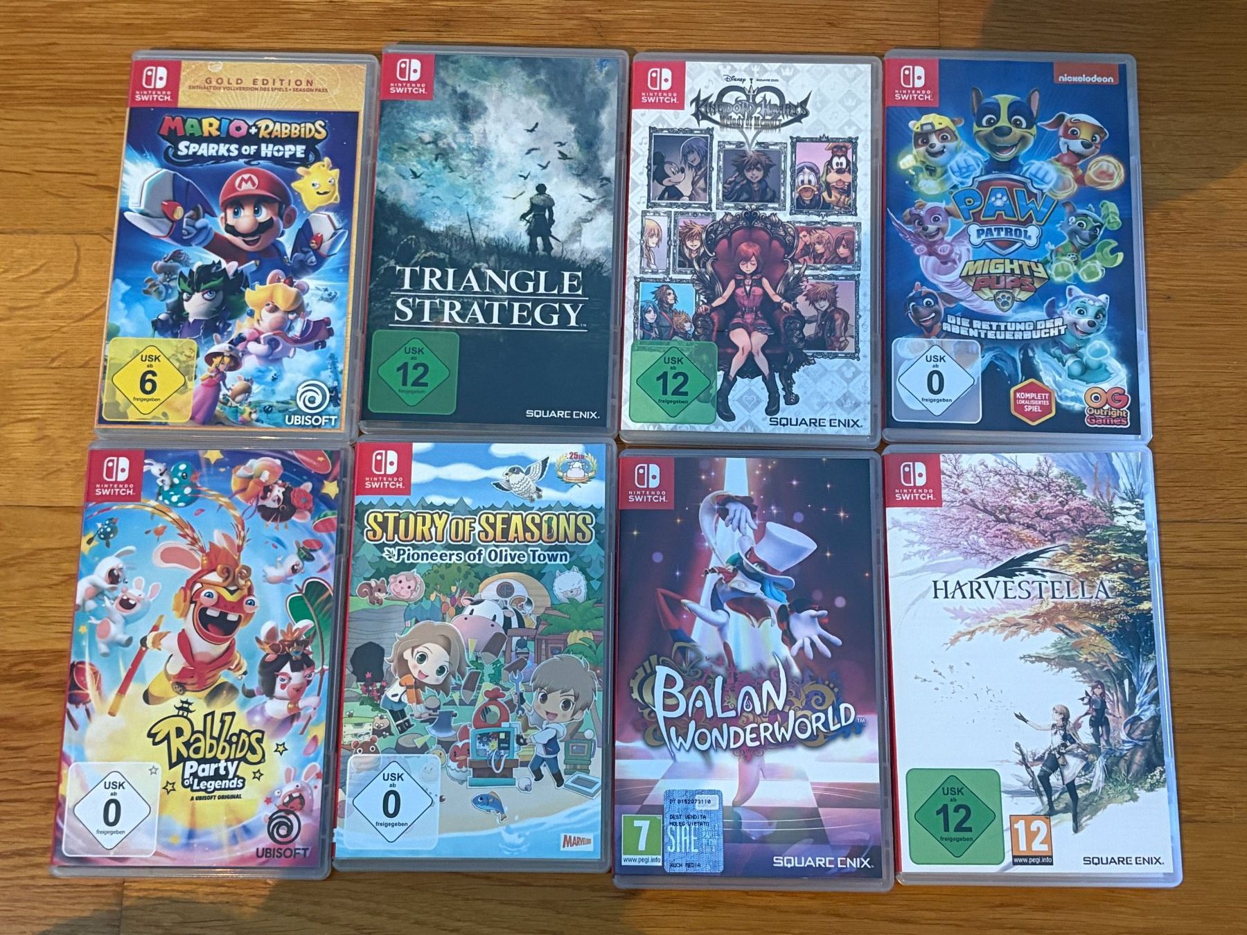 Nintendo Spiele: 8 x Nintendo Switch Spiele – Gebraucht aus Zürich von VintagePalace