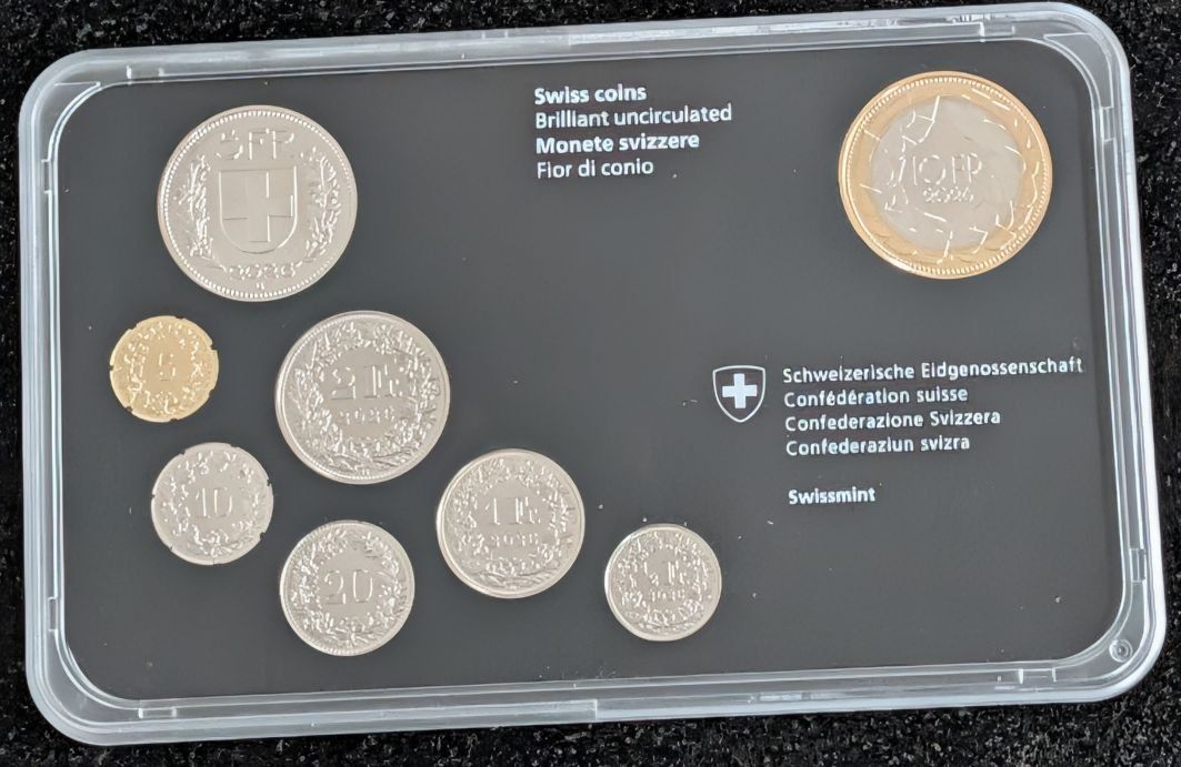 Tutti le monete: Münzsatz Schweiz 2026 stgl. – Nuovo e nell'imballaggio originale da Arch venduto da coinsandmore 2