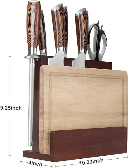 Messer: Messerblock Messerhalter Magnetisch Messerbrett Holz – Neu und originalverpackt aus Oberentfelden von Sch_md58 4