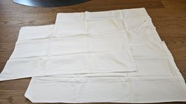 3 federe bianche 87x42/45/52 cm