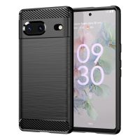 Coque Google Pixel 7, style fibre carbone, anti-choc