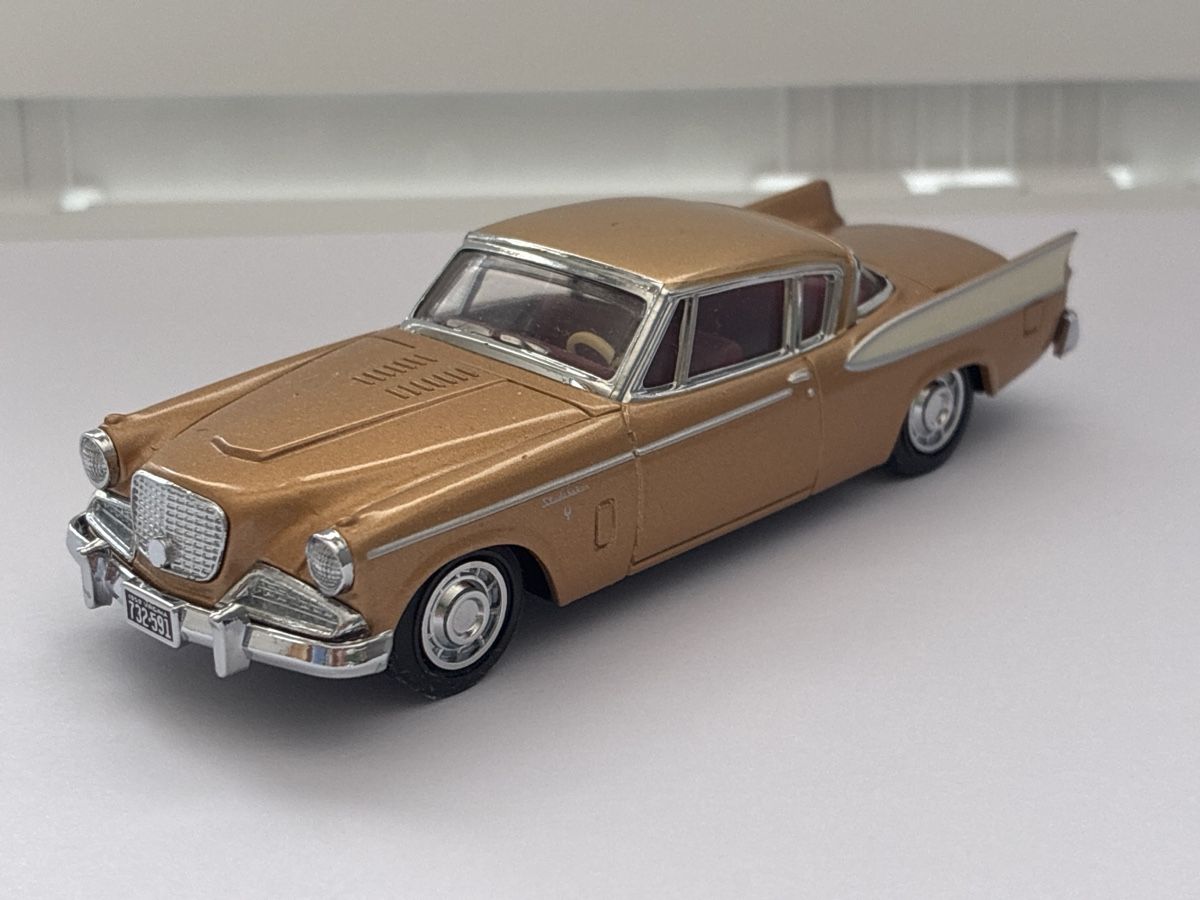 Dinky Toys Modellini d'auto: Studebaker Golden Hawk, Dinky Matchbox 1:43 – Usato da Seuzach venduto da steig43