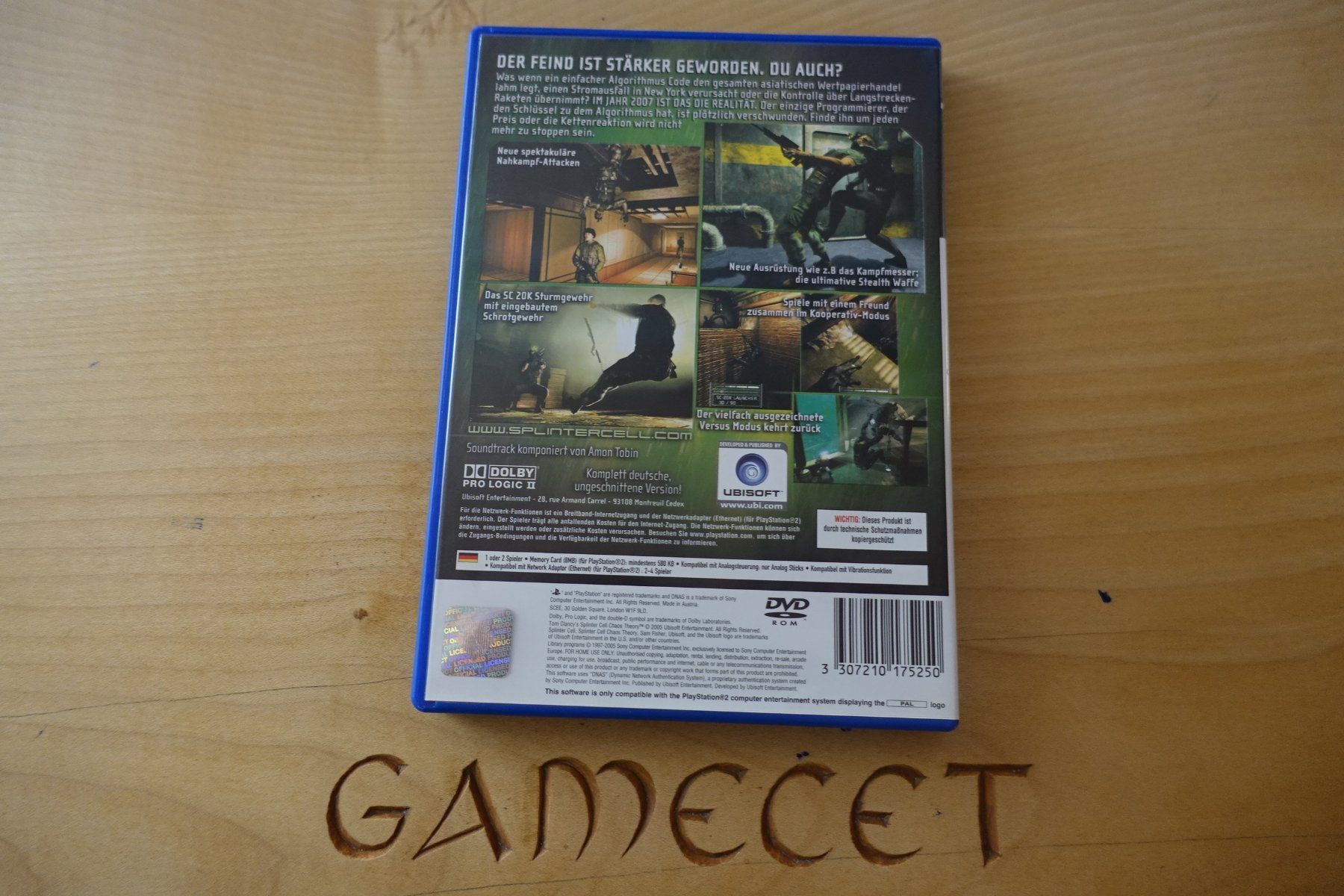 Sony Spiele: Tom Clancy's Splinter Cell: Chaos Theory – Gebraucht aus Steinach von Gamecet 2