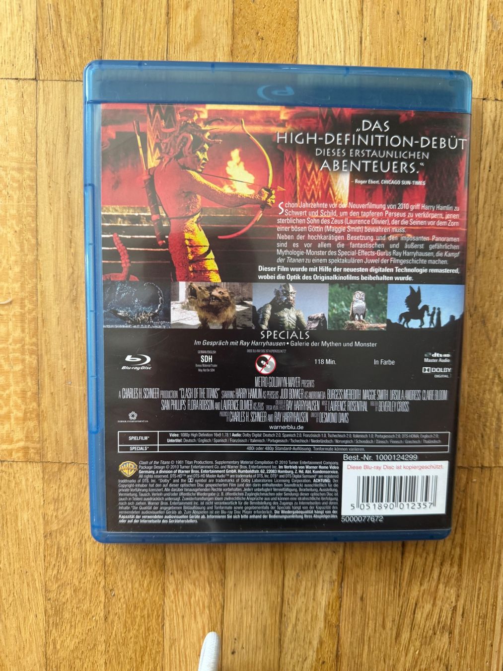 Alle DVDs: KAMPF DER TITANEN. (1981).   (BLU-RAY) – Gebraucht aus Basel von san_2qlq 1