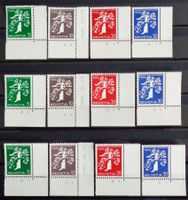 SUISSE 1939: Expo nationale, les séries de/fr/it, **