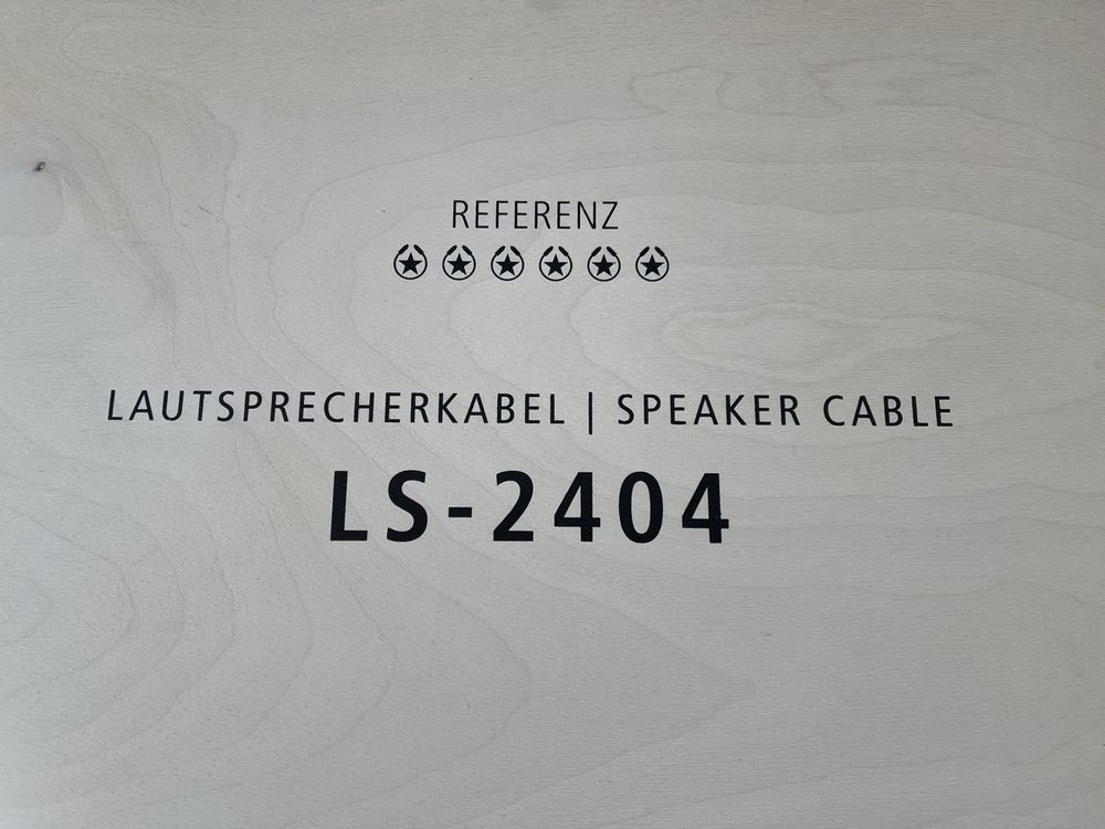 Inakustik Cavi: Inakustik LS-2404 Referenz Lautsprecherkabel - NP 3250.- – Nuovo (secondo la descrizione) da Wald ZH venduto da RivaAudioEmotions 2