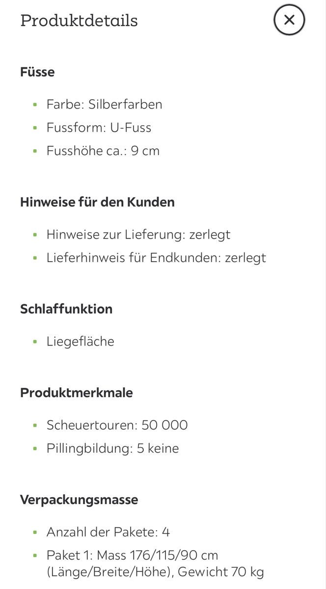 Sofas: Bequemes Sofa U-Form – Neuf (Voir description) à Schwyz par Maranj06 6