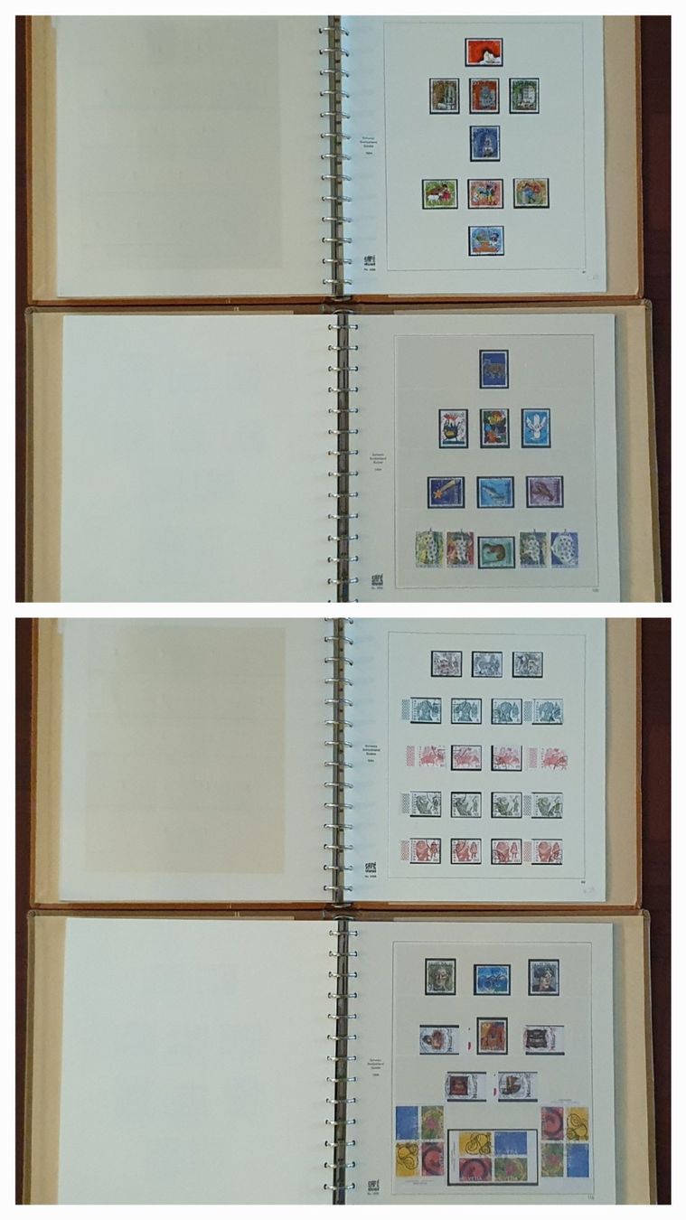 Tutti i francobolli: 2 SAFE Album - Sammlung ET-Vollstempel  1970 - 2000 – Usato da Kreuzlingen venduto da Rschweiz1 8
