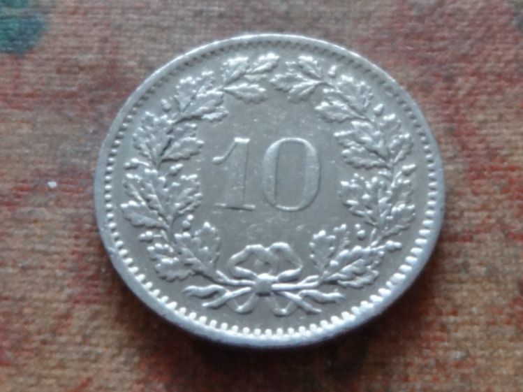 Alle Münzen: 10 Rp. 1979 – Gebraucht aus Romanel-sur-Lausanne von Swift13 1