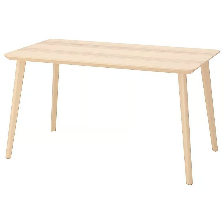 Tavoli: IKEA LISABO Table Oak 140cm Scandinavian – Usato da Canobbio venduto da esa_2vds
