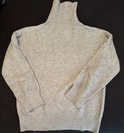 Strickpullover hellgrau 