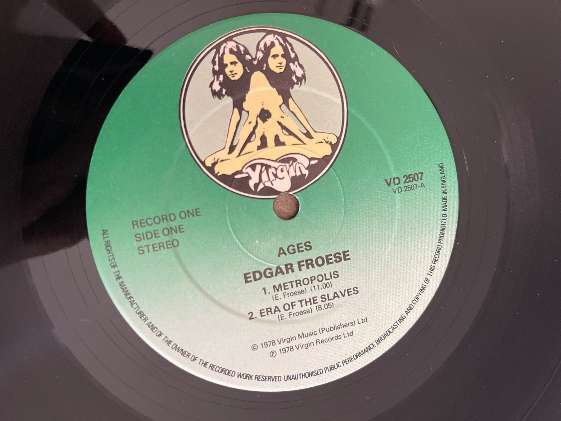 Dischi in vinile: S132/Edgar Froese - Ages – Usato da Frutigen venduto da Philippe_jsp 2