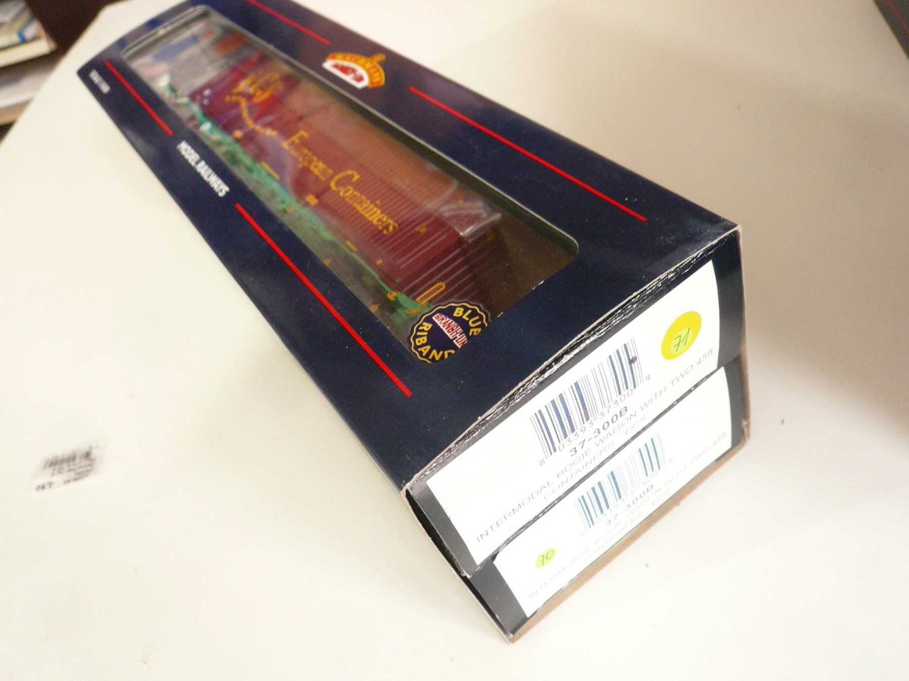 Modelleisenbahnen: BACHMANN H0 CONTAINERWAGEN SET " ECS " MIT 45 FUSS CONTAIN – Neu und originalverpackt aus Pfaffnau von nolff 2