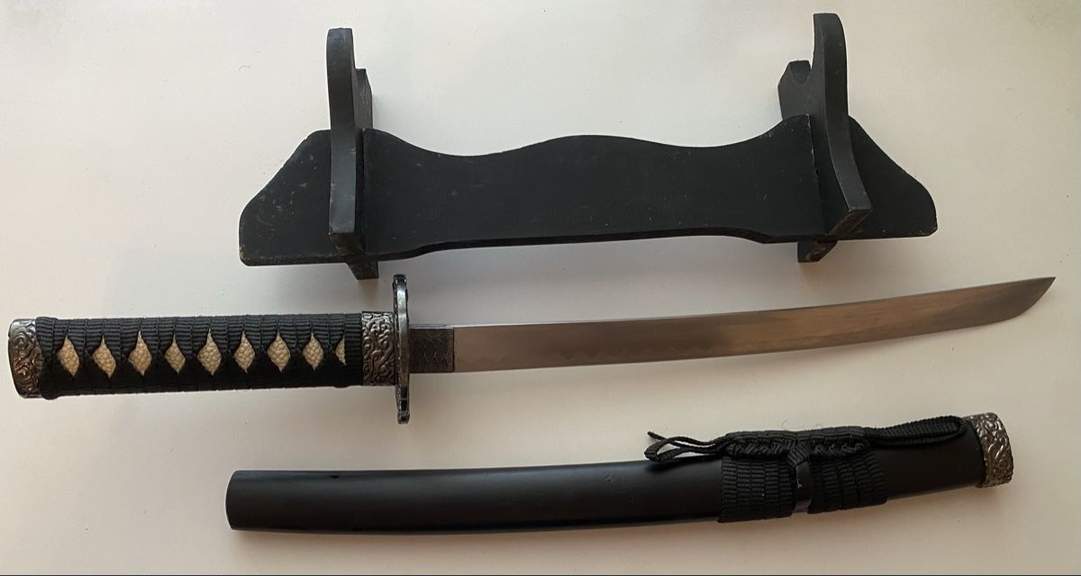 Altre raccolte & rarità: Samurai Dolch Deko mit Ständer ungeschliffen – Nuovo (secondo la descrizione) da Allschwil venduto da Deal_Tiger99 7