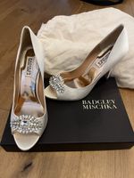 Badgley Mischka Bridal Heels 38, NEW!!