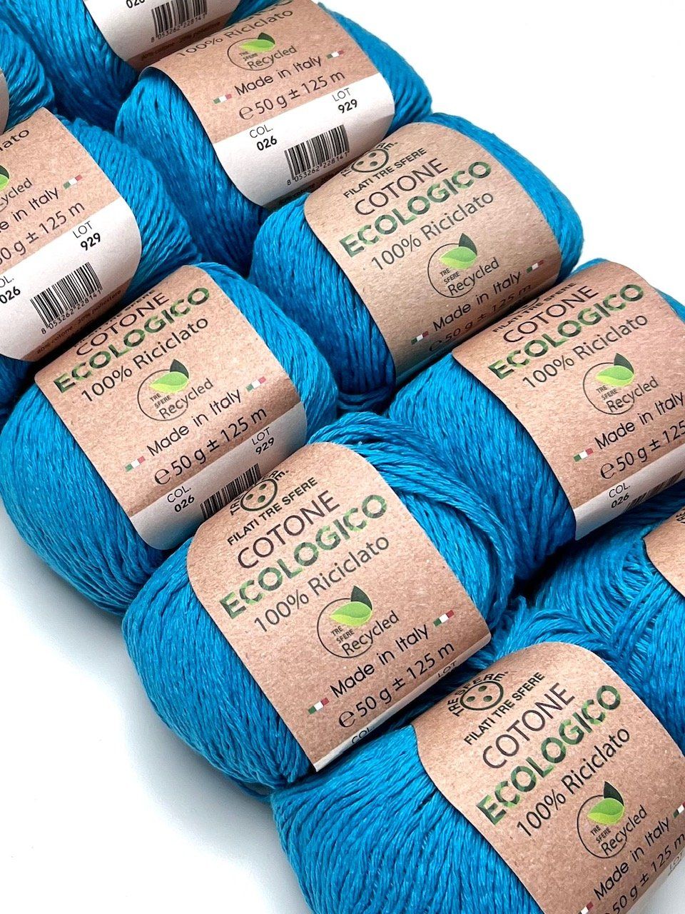 Lana: Baumwolle Cotone Ecologico 10 Knäuel nr.026 – Nuovo e nell'imballaggio originale da Plons venduto da Zimpfer 2