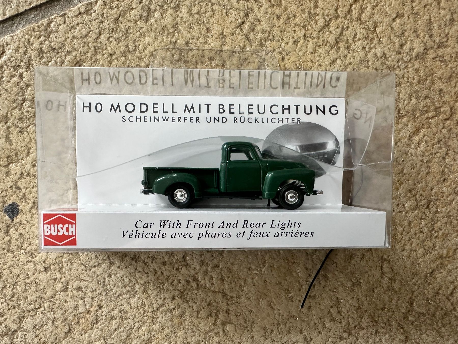 Busch Modellautos: Busch 5643, Modell mit Beleuchtung, HO – Neu und originalverpackt aus Zürich von Baldrian1