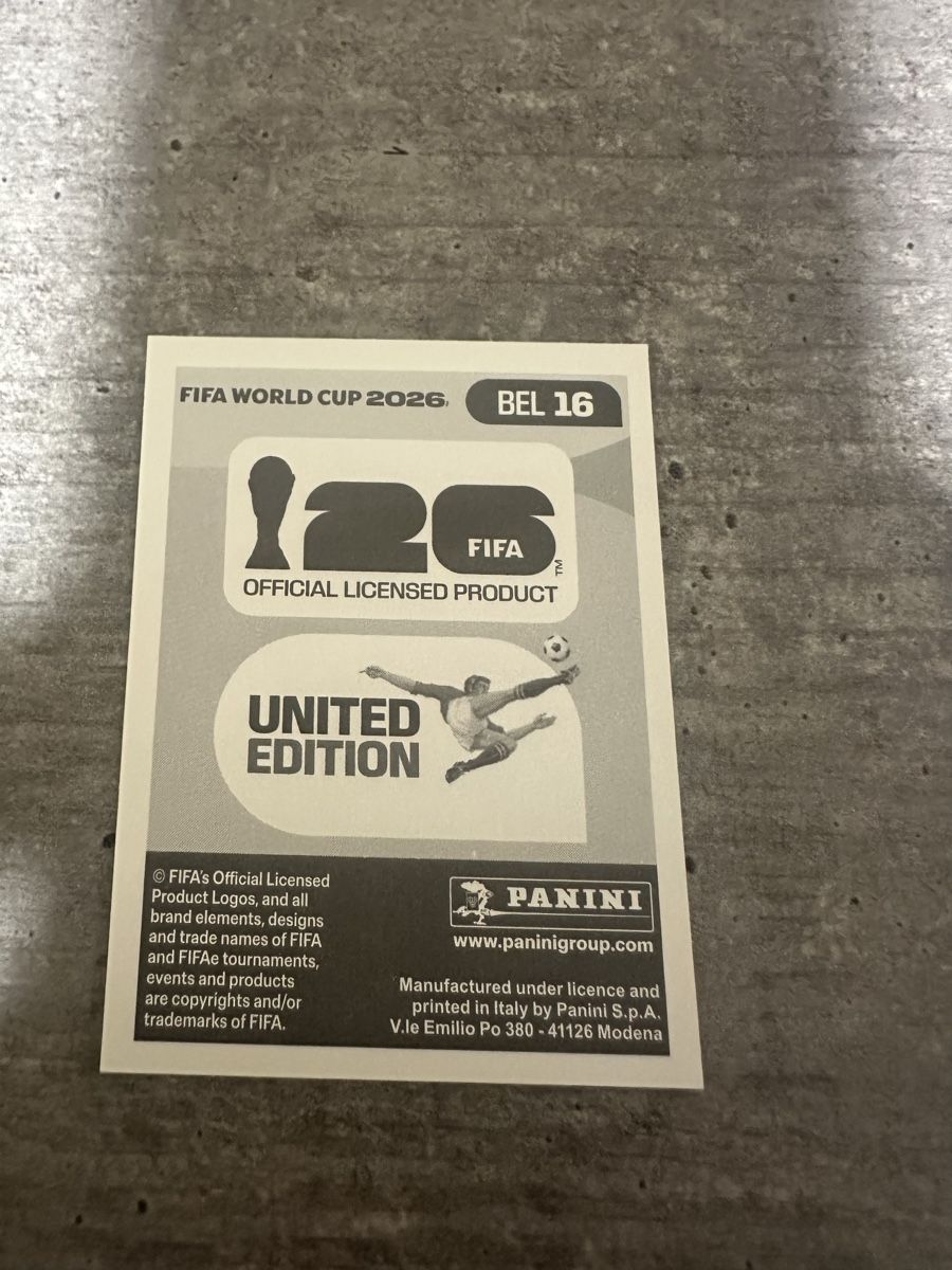 Panini Carte collezionabili: BEL 16 , FIFA WORLD CUP 2026 PANINI  – Nuovo (secondo la descrizione) da Frauenfeld venduto da 1PegPeg1 1