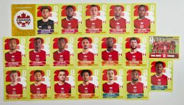 🇨🇦🔥 KOMPLETTES Panini Team Canada - CAN 1 bis 20