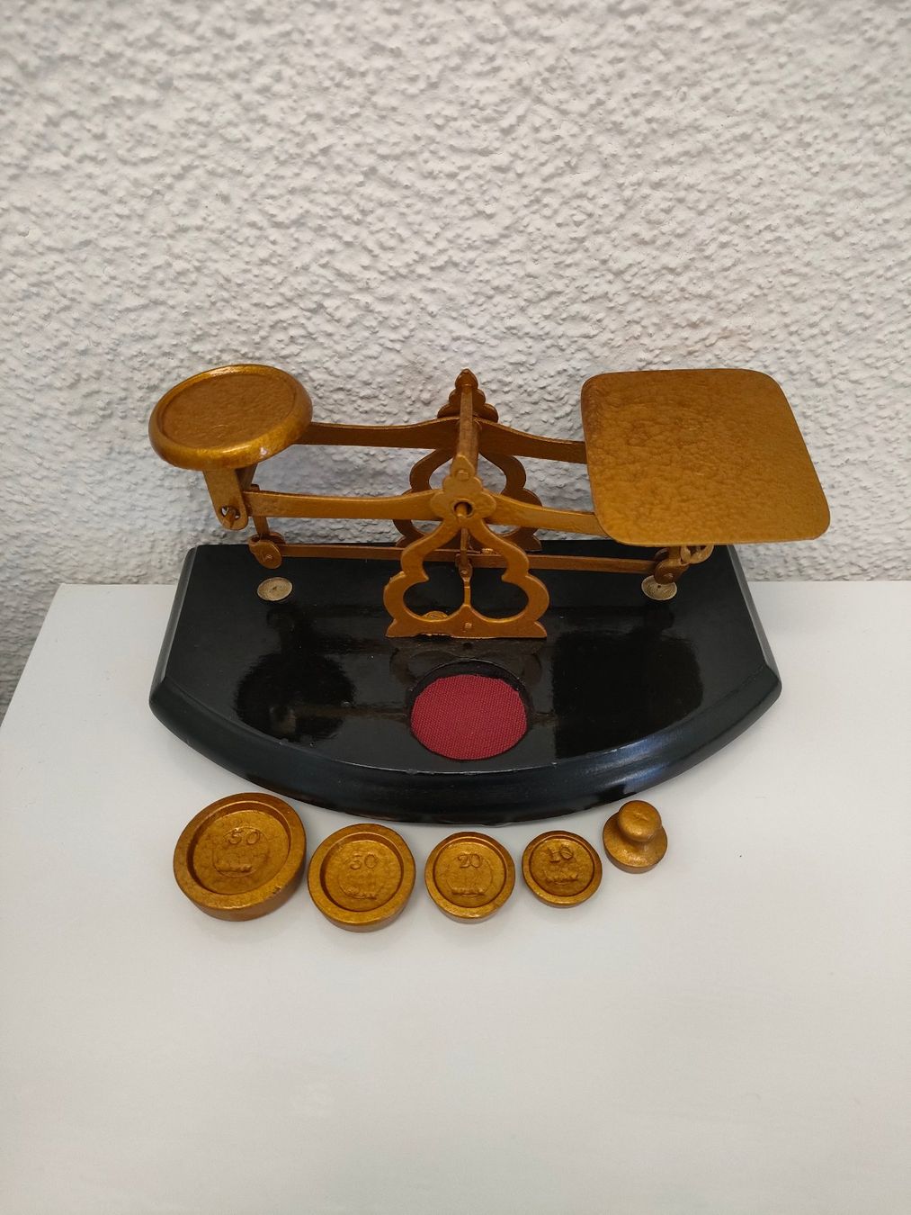 Sonstige Bürotechnik: Wunderschöne Messing Briefwaage goldfarbig – Gebraucht aus Dietikon von Tucumano1981 5