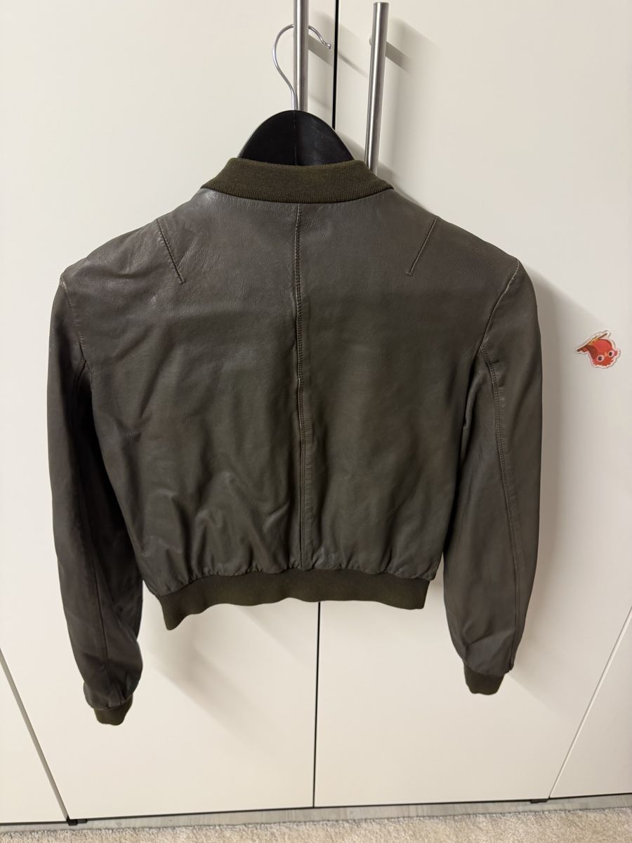 Dolce & Gabbana Giacche: Dolce&Gabbana Leather Bomber Jacket, Leopard Lining, 38 – Usato da Zumikon venduto da patrick151 2