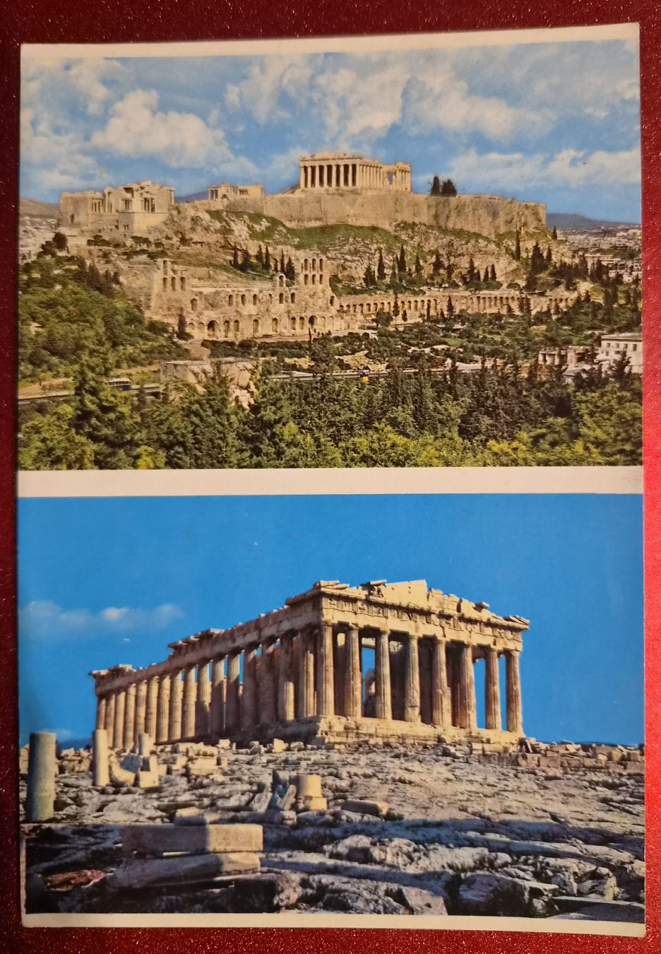 Ansichtskarten: Akropolis Athen 1984 – Gebraucht aus Melchnau von Arthurius