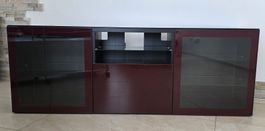 IKEA-Sideboard –TV-Bank mit Schubladen und zwei Türen 180x42