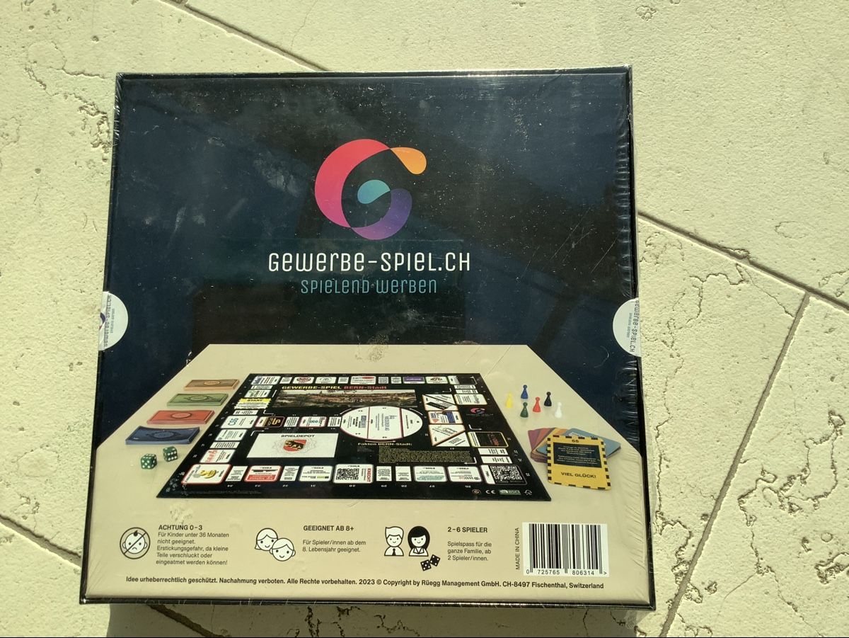 Giochi: Bern Gewerbespiel ähnlich Monopoly Neu – Nuovo e nell'imballaggio originale da Wichtrach venduto da wildpigwomen12