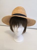🤩BELLEROSE STROH-HUT MIT SCHWARZEM BAND NEU