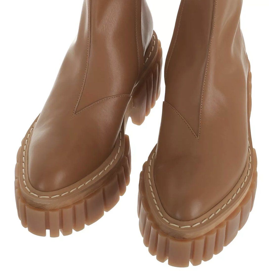 Scarpe da donna: STELLA MCCARTNEY Emilie Boots Leather Camel Stiefelette ... – Nuovo e nell'imballaggio originale da Chur venduto da Jacki09 2