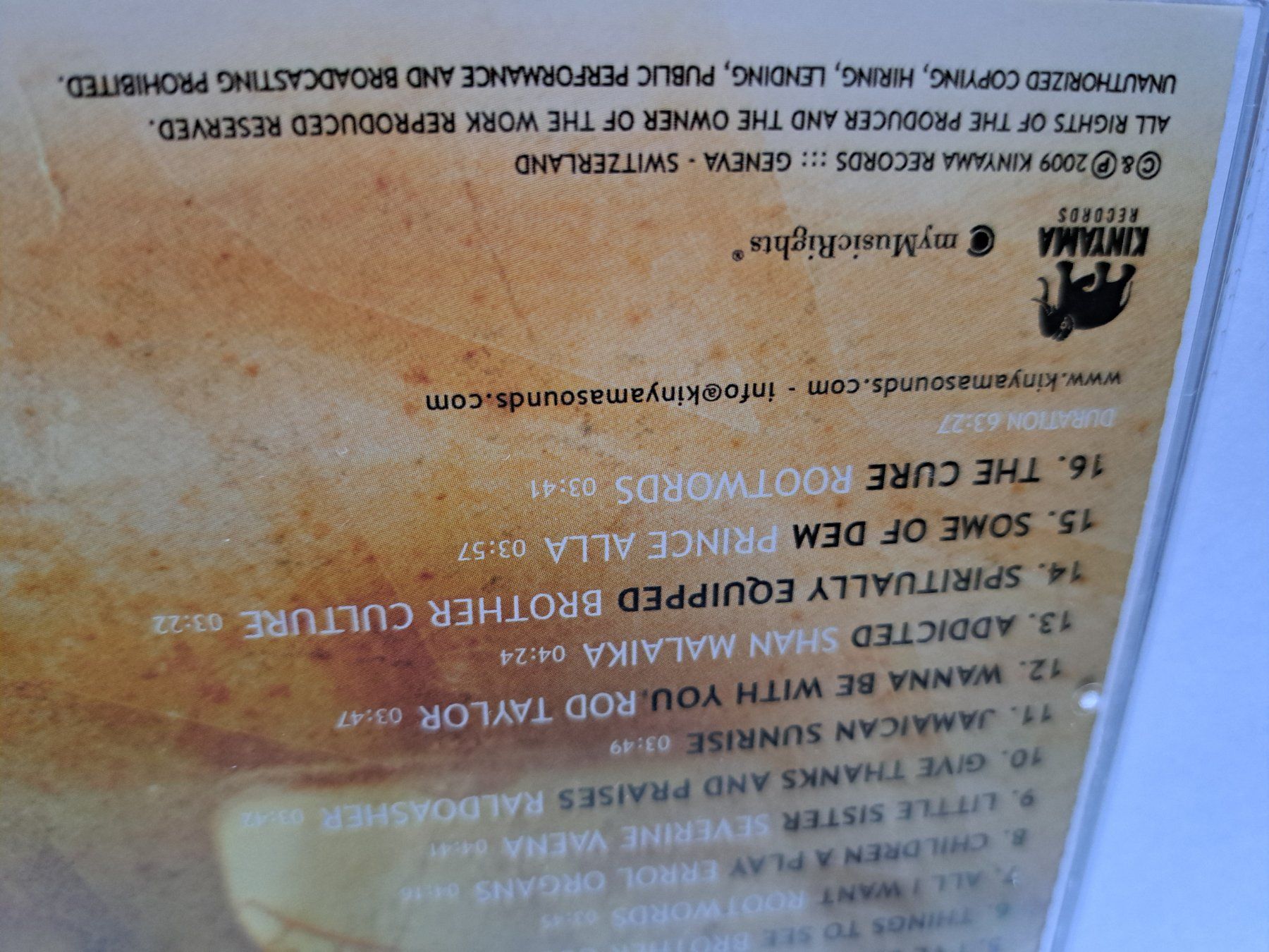 CD: CD Reggae Dishes - Kinyama Sounds – Usato da Pully venduto da bro_n52j 2