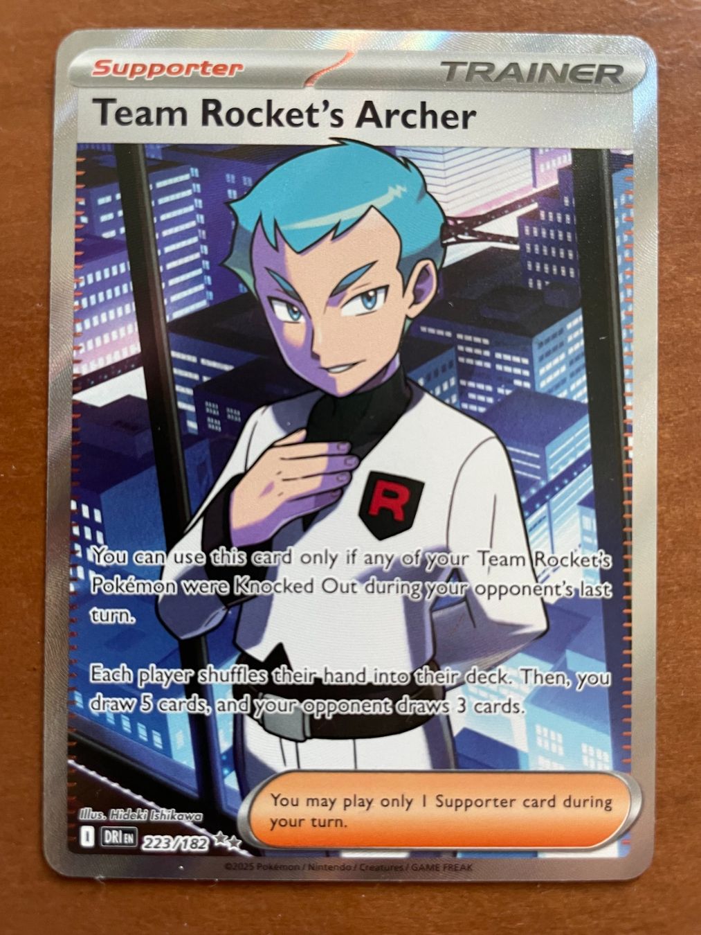 Pokemon team rockets archer ex versand gratis neu gem ss